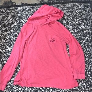 Ivory Ella Hooded pineapple long sleeved shirt